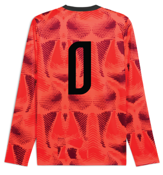 Red TeamTarget GK LS Jersey - Image 2